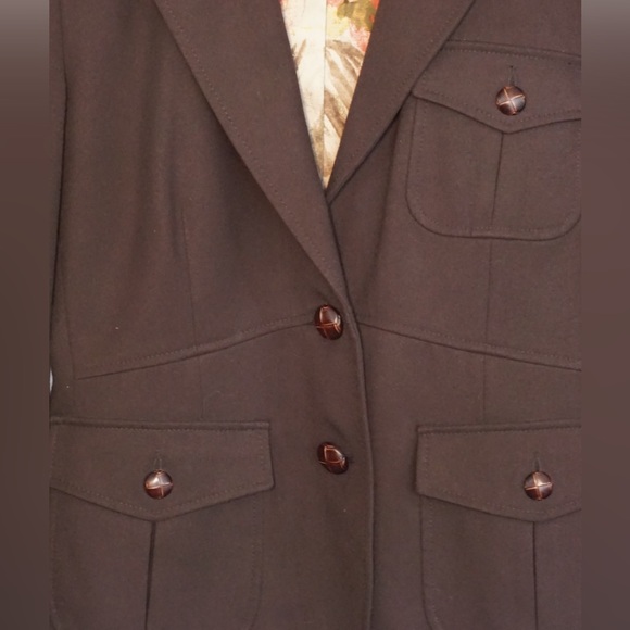 OLSEN (Europe) Classic Brown Blazer - Picture 6 of 10